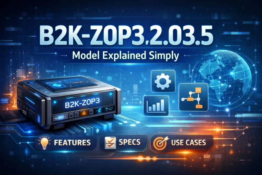 what is b2k-zop3.2.03.5 model